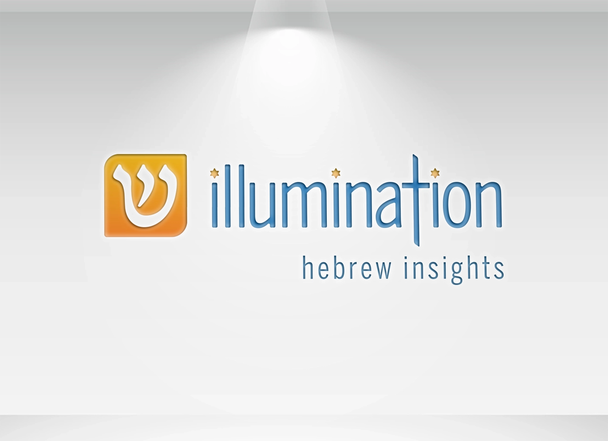 Illumination Hebrew Insights Logo Design